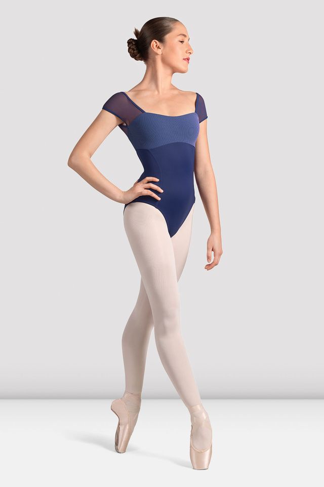 Ladies Mirella Zephyr Double Strap Camisole Leotard (BLK) main image 1