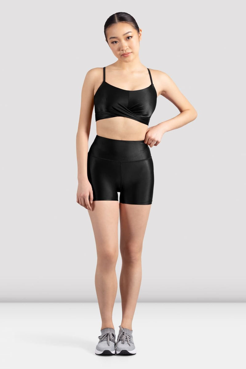 Ladies Mirella Glow Camisole Crop Top Black Bloch Dance Us 