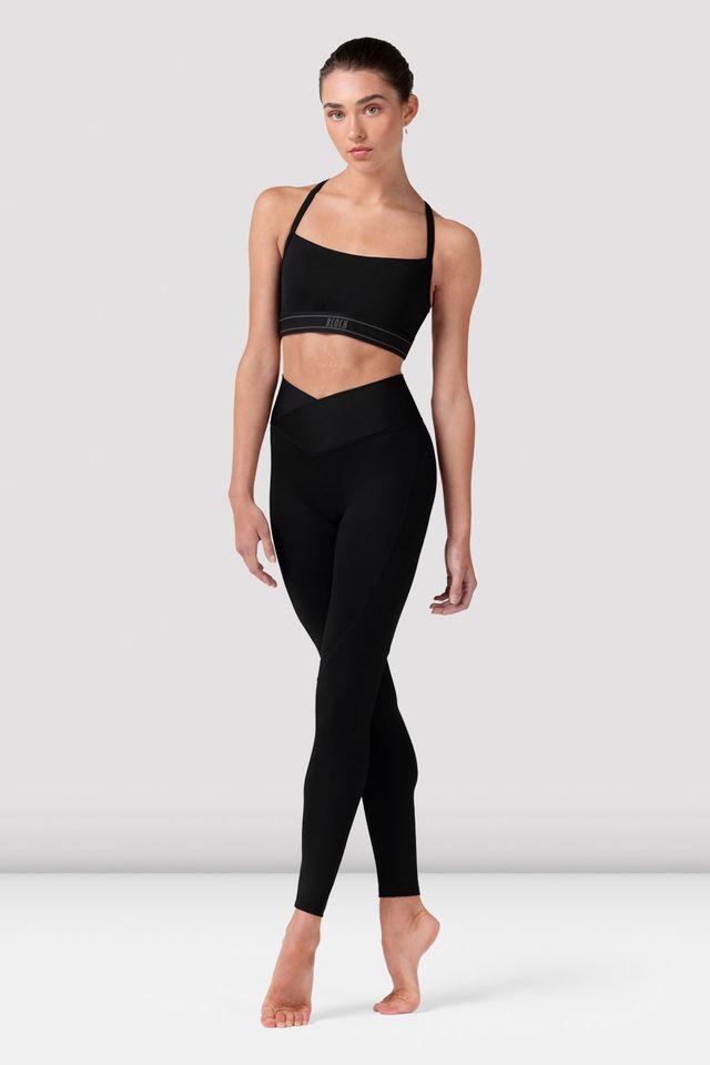 Ladies Anna V Front Legging, Black BLOCH Dance US