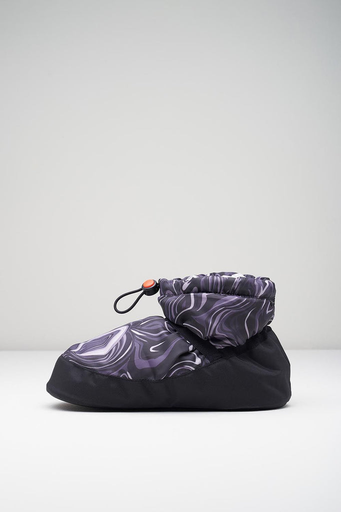 Adult Swirl Print Ankle Warm Up Booties - BLOCH US