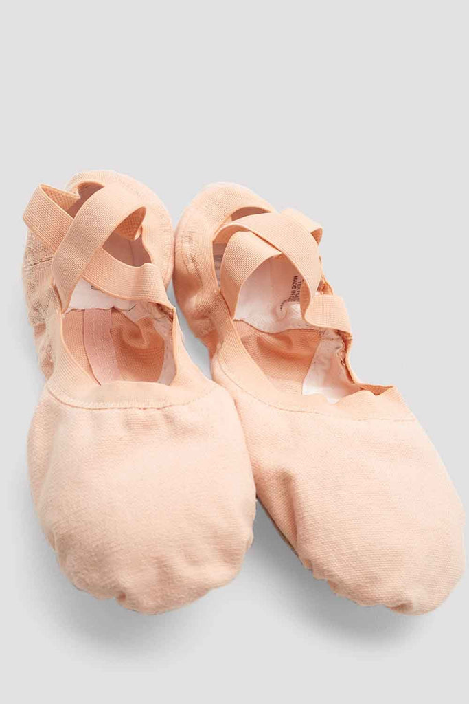 Childrens Pro-Elastic Canvas Ballet Shoes - BLOCH US