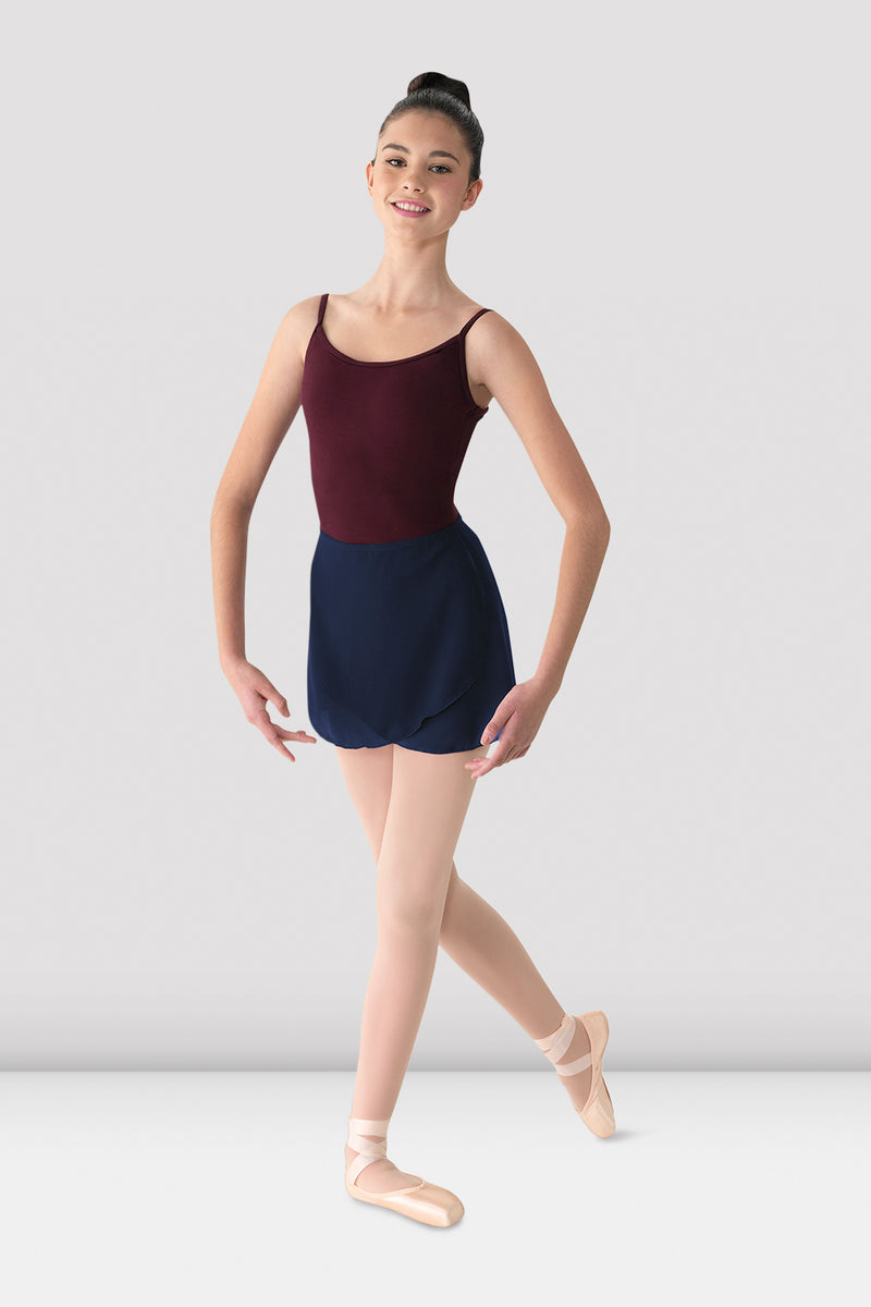 Ladies Mirella Georgette Wrap Skirt, Navy Blue – BLOCH Dance US