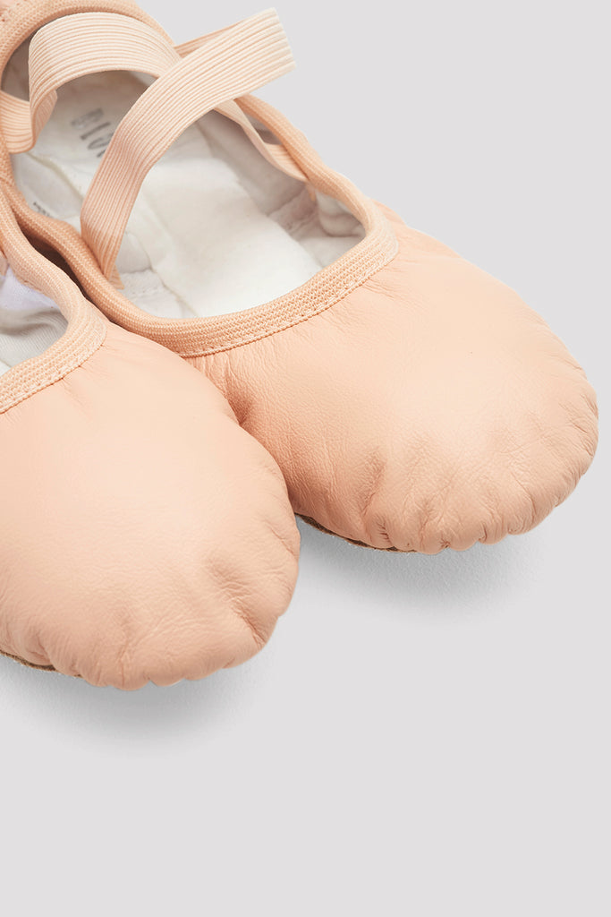 Childrens Odette Leather Ballet Shoes - BLOCH US