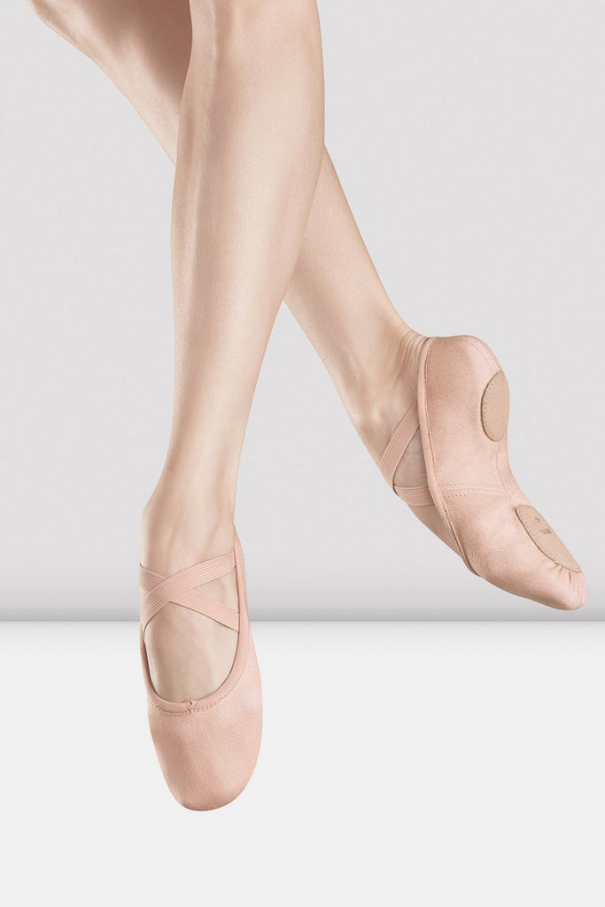 Girls Zenith Stretch Canvas Ballet Shoes - BLOCH US