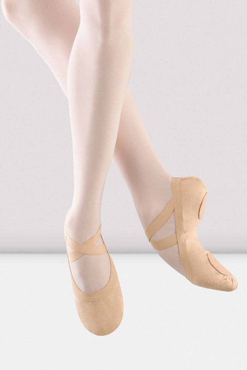 Ladies Pro Elastic Canvas Ballet Shoes, Light Sand – BLOCH