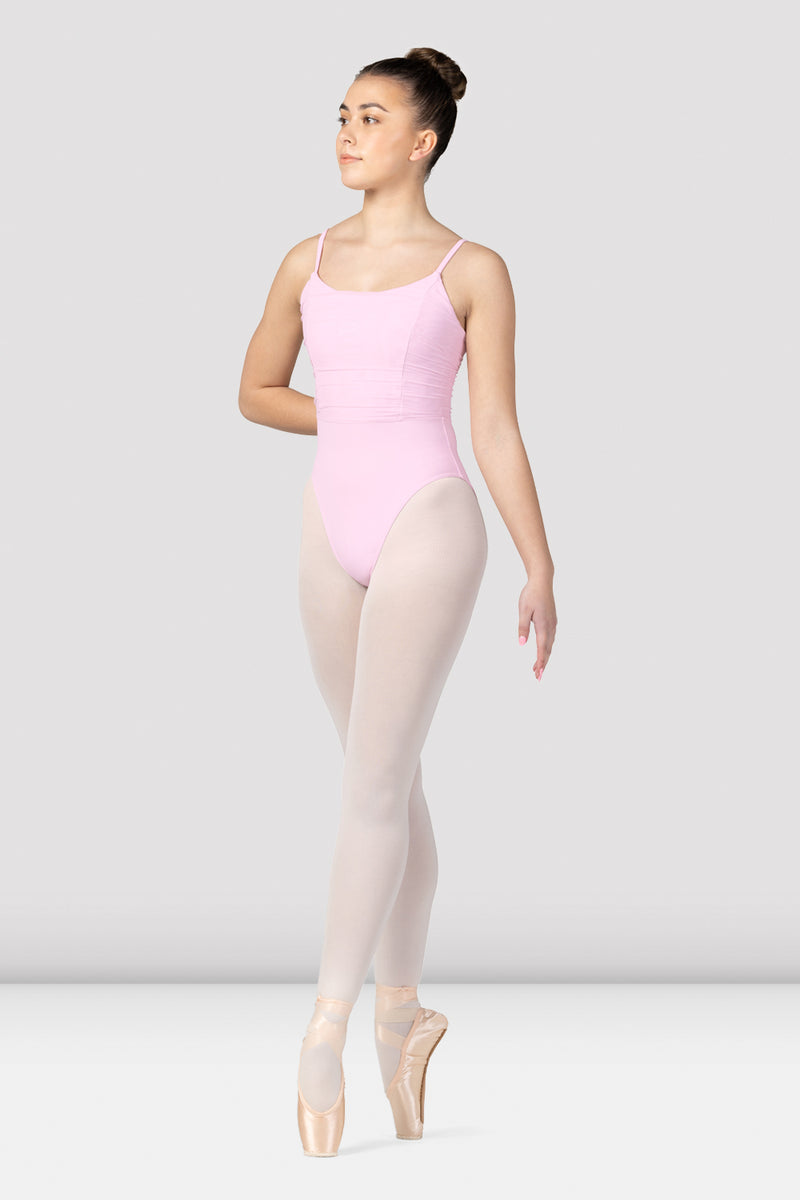 Ladies Franca Ruched Bodice Camisole Leotard, Pink – BLOCH Dance US