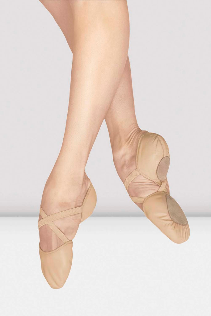 Ladies Elastosplit Canvas Ballet Shoes - BLOCH US