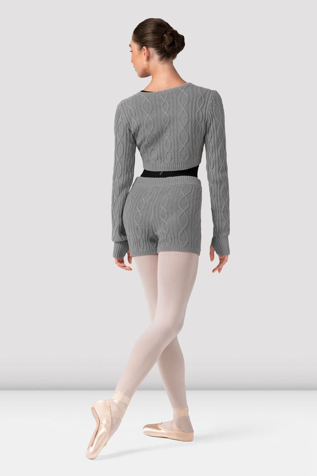 Ladies Atiyah Long Sleeve Wrap Top - BLOCH US