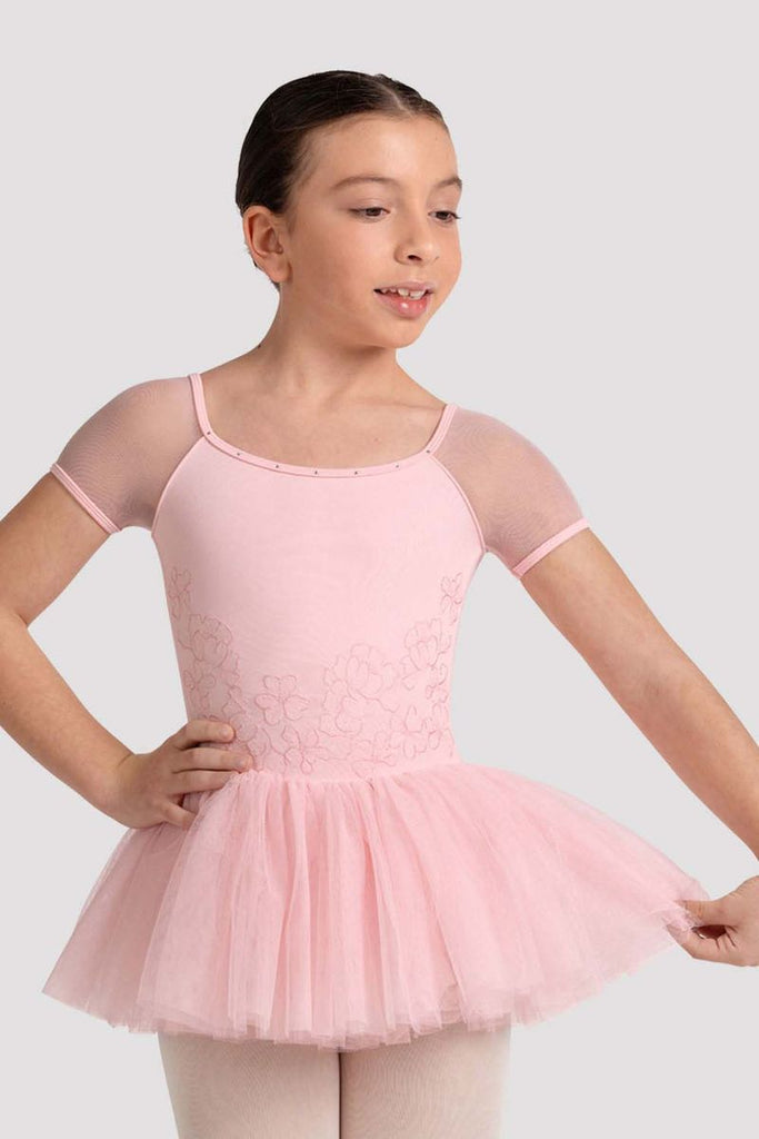 Girls Lucy Floral Cap Sleeve Tutu Dress - BLOCH US