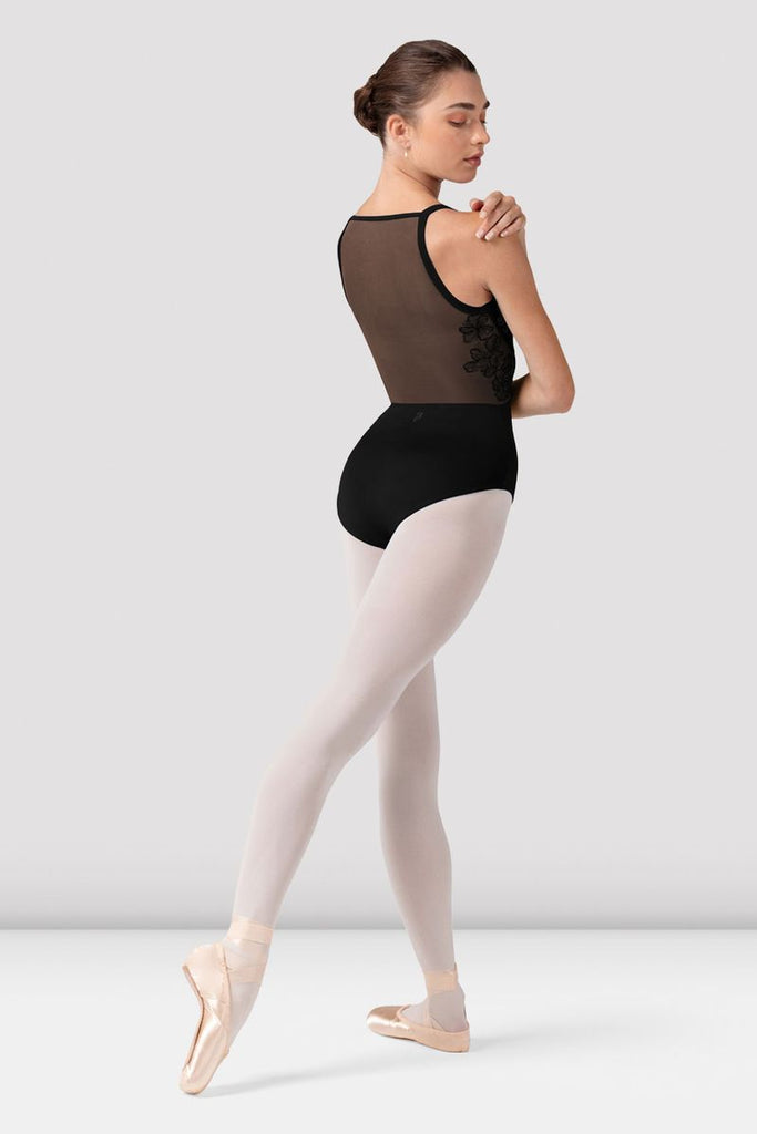 Ladies Mia Floral Mesh Back Leotard - BLOCH US