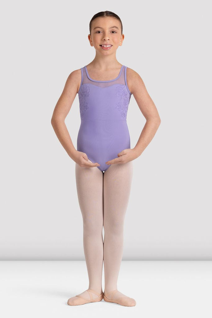 Girls Lulu Floral Tank Leotard - BLOCH US
