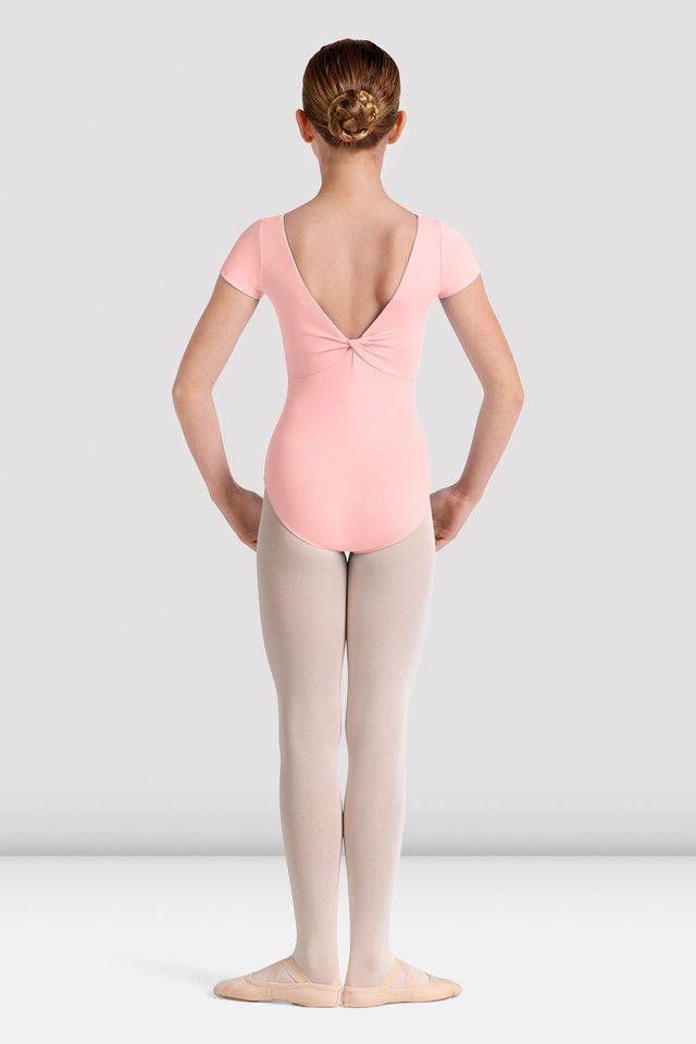 Girls Mirella Kaleidoscope Plain Boat Neck Leotard - BLOCH US
