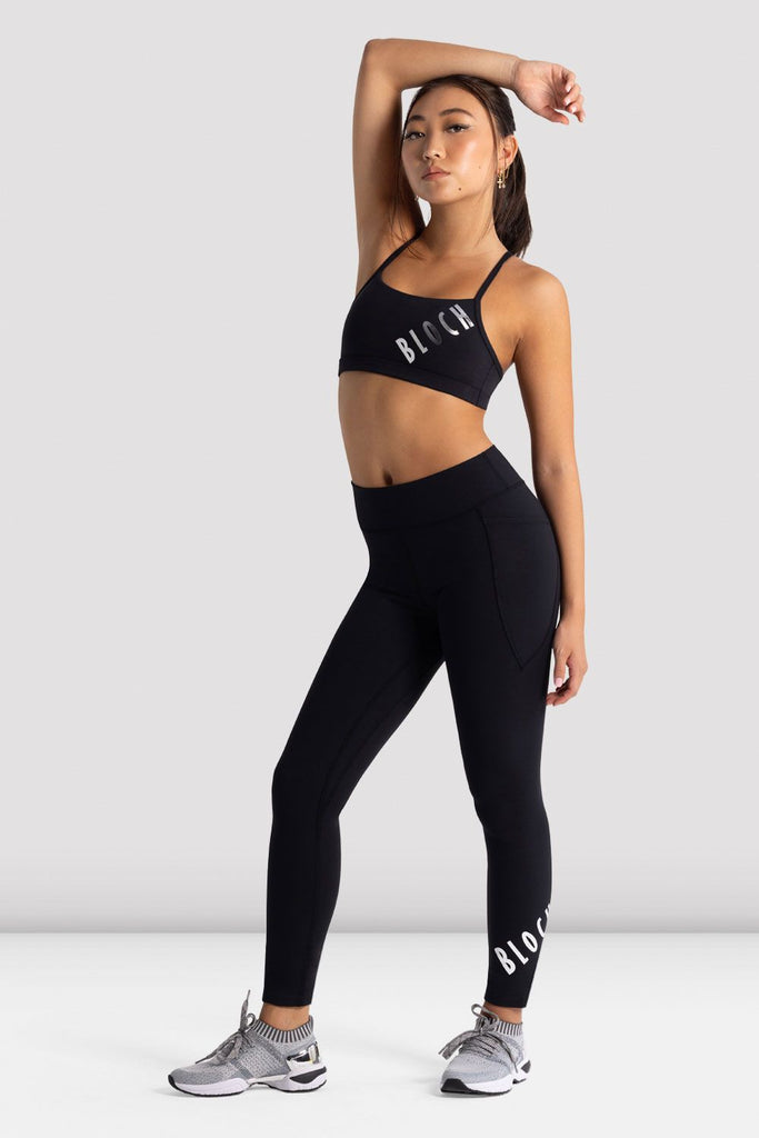 Girls Signature Full Length Logo Legging - BLOCH US