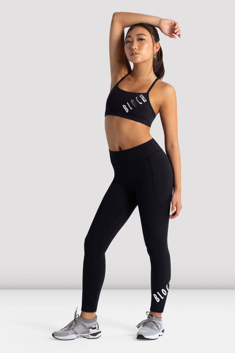Girls Signature Full Length Logo Legging, Black – BLOCH Dance US