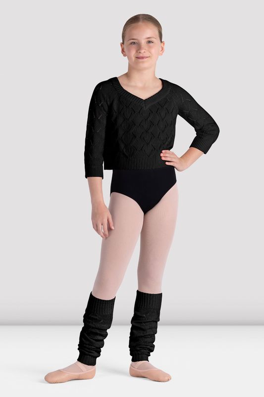 Girls Della Knit Leg Warmers - BLOCH US