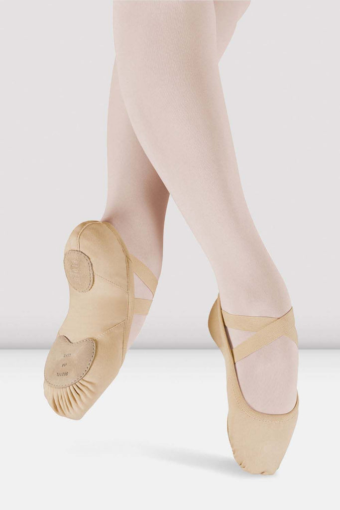 Ladies Elation Canvas Ballet Shoes - BLOCH US