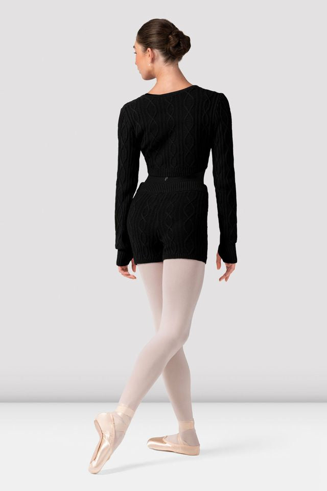 Ladies Atiyah Long Sleeve Wrap Top - BLOCH US