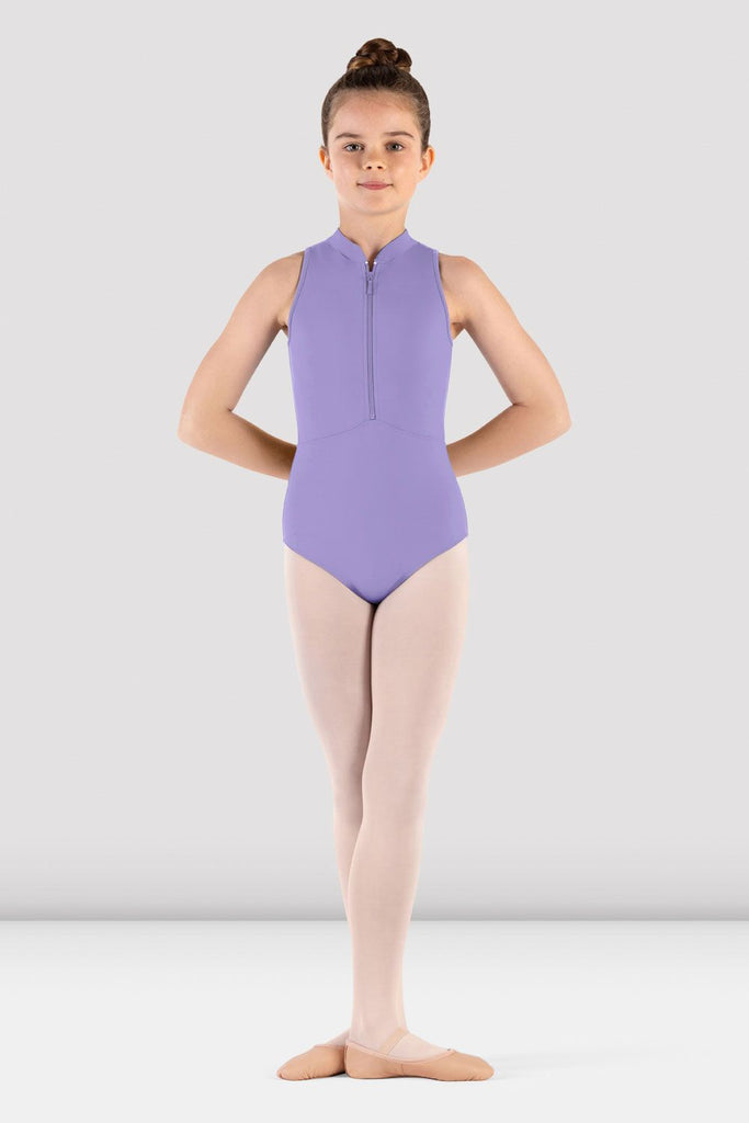 Girls Rosey Zip Front Leotard - BLOCH US