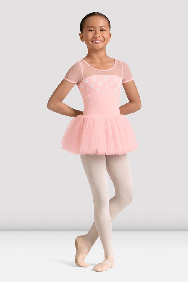 Girls Mirella Kaleidoscope Cap Sleeve Tutu Dress, Pink – BLOCH