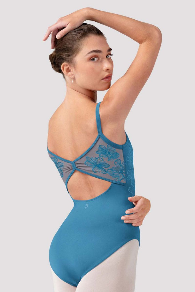 Ladies Lorelei Floral Camisole Leotard - BLOCH US