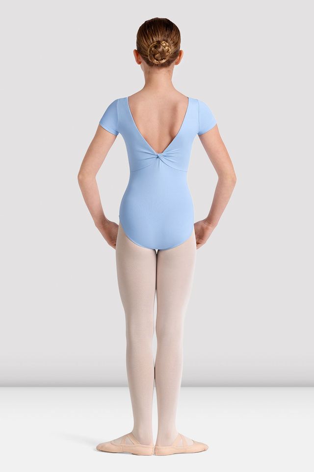 Girls Mirella Kaleidoscope Plain Boat Neck Leotard - BLOCH US