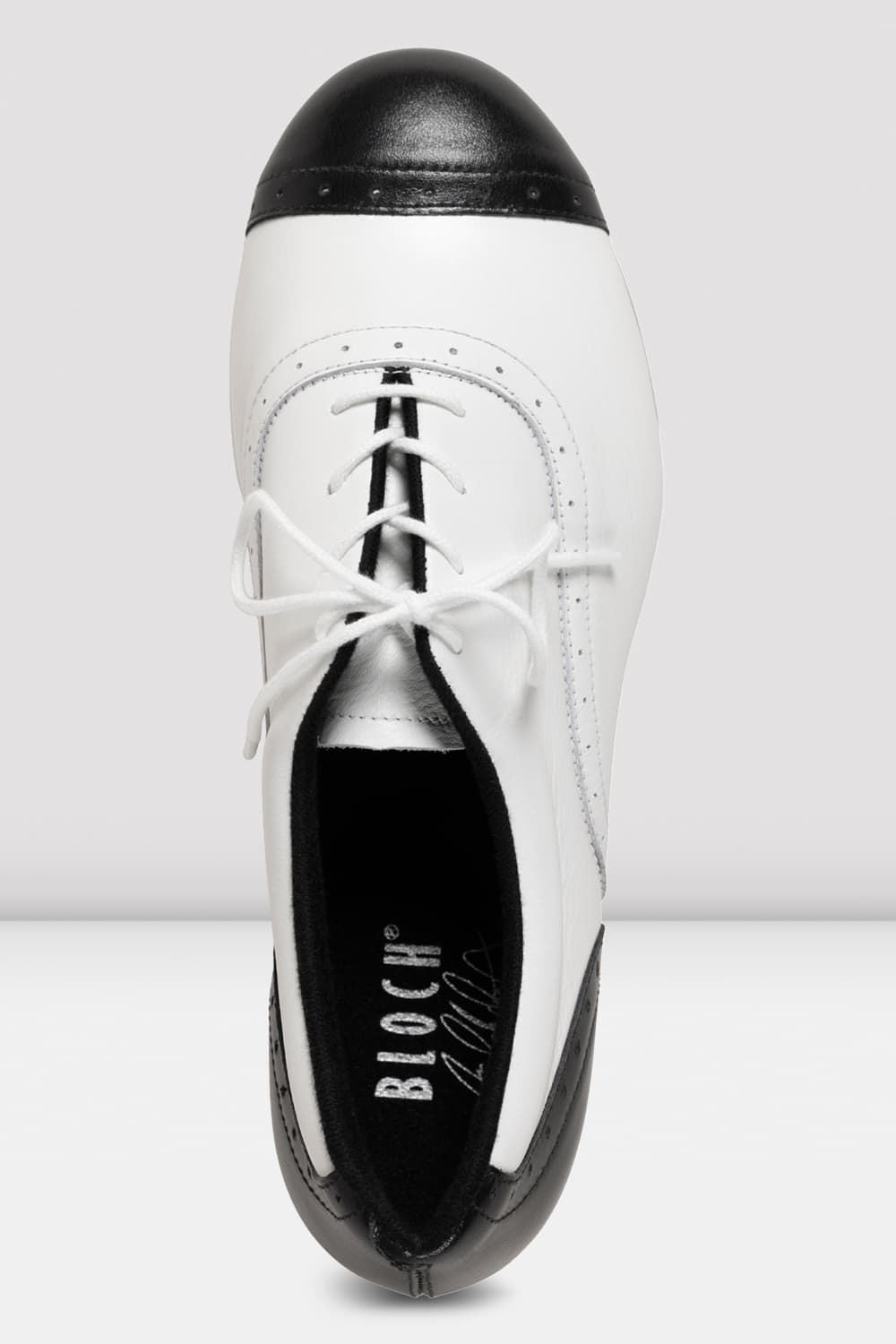 Ladies Jason Samuels Smith Spectator Tap Shoes, Black/White