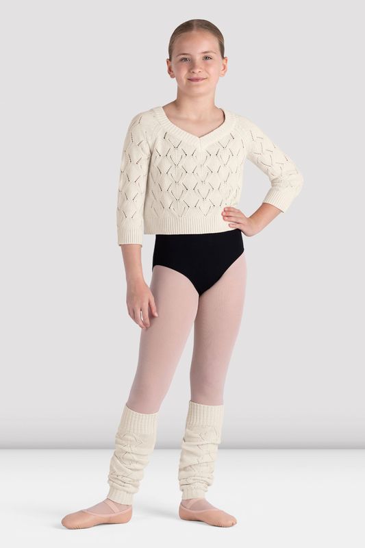 Girls Della Knit Leg Warmers - BLOCH US