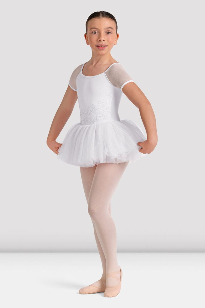 Girls Lucy Floral Cap Sleeve Tutu Dress - BLOCH US