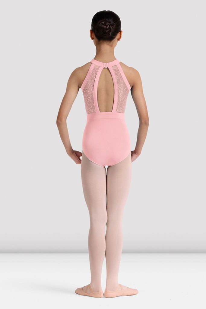 Girls Kiki Floral Halterneck Leotard - BLOCH US