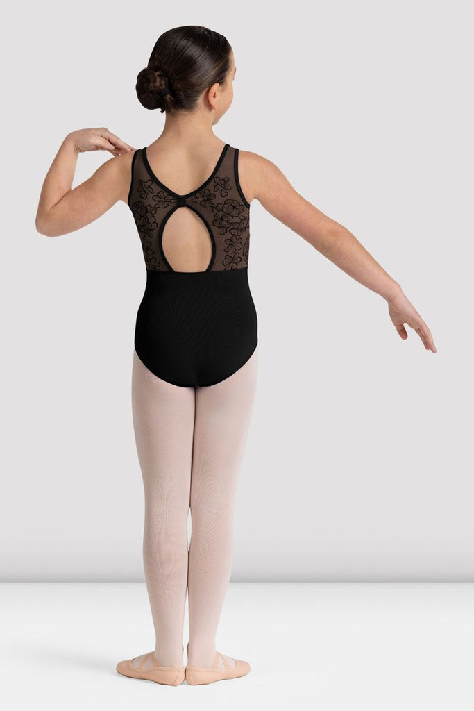 Girls Lulu Floral Tank Leotard - BLOCH US