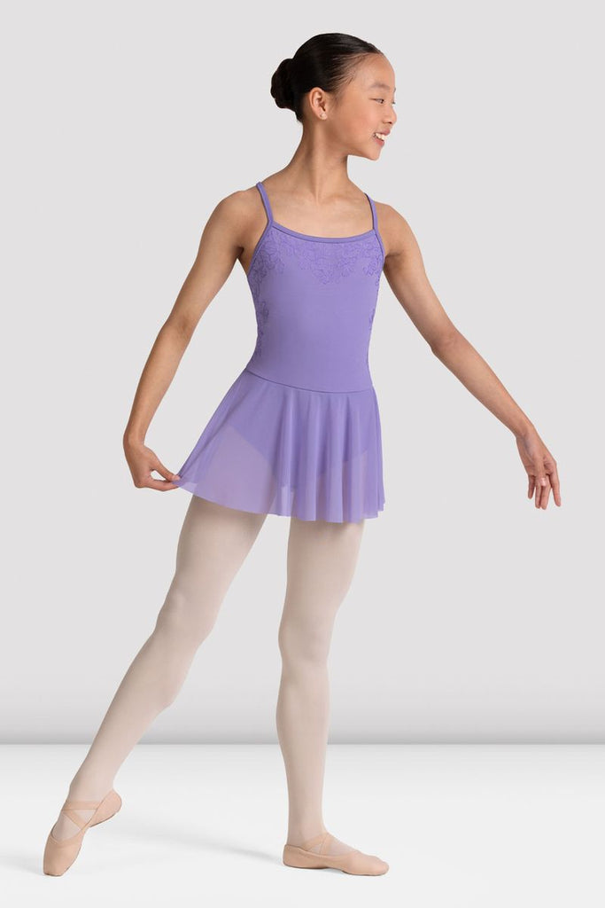 Girls Jesse Floral Skirted Camisole Leotard - BLOCH US
