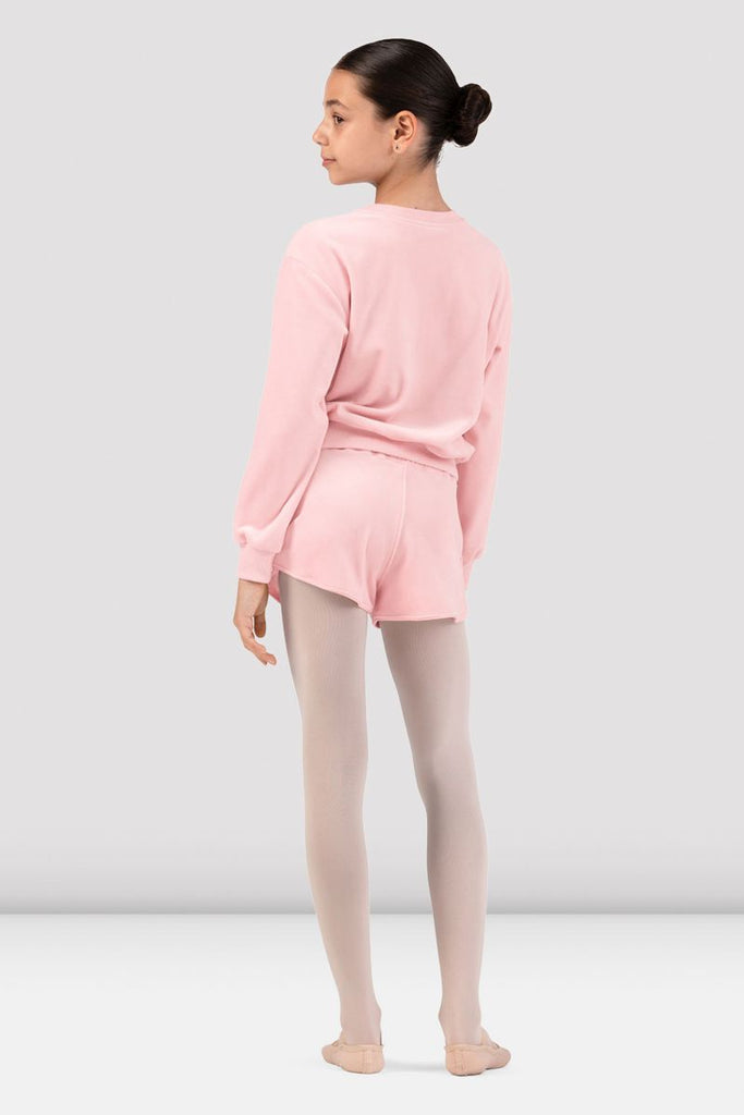 Girls Lily Velvet Crew Neck Jumper - BLOCH US