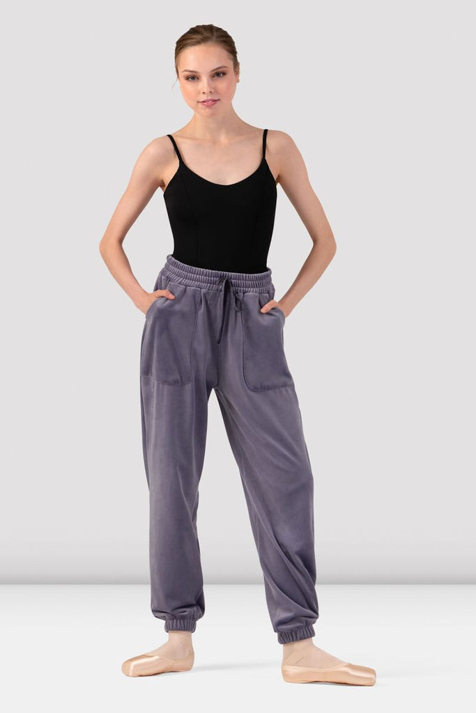 Ladies Gloria Velvet Sweatpant - BLOCH US