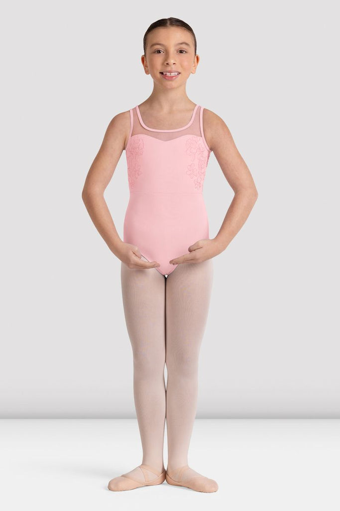 Girls Lulu Floral Tank Leotard - BLOCH US