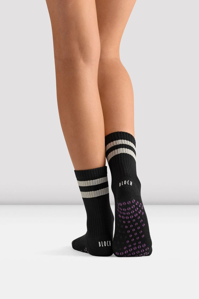 Bloch Black CoreGrip Pro Pilates Socks with grip