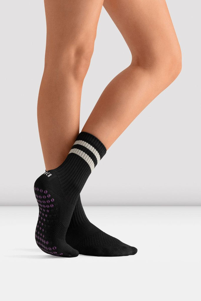 Bloch Black CoreGrip Pro Pilates Socks with grip