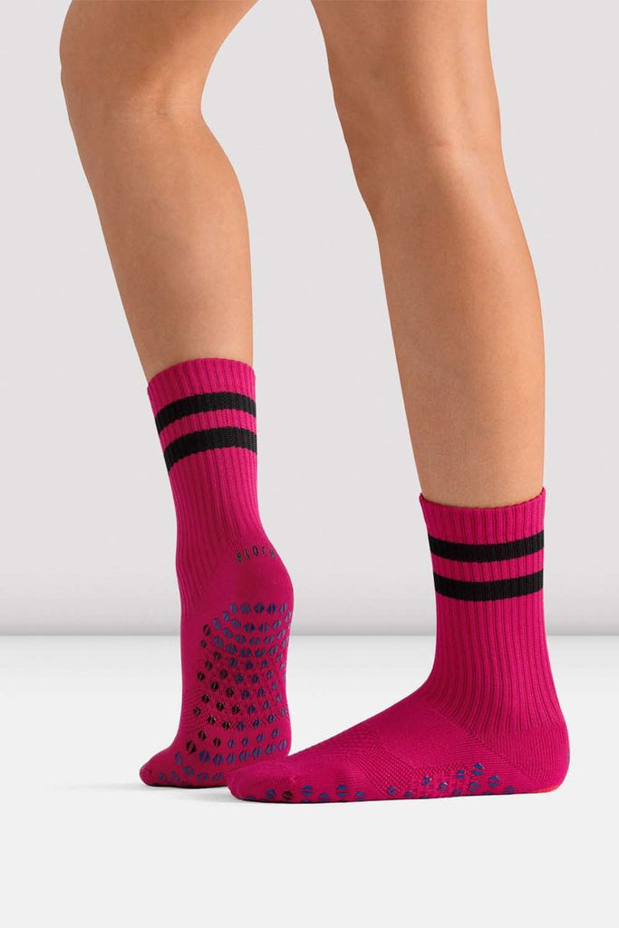 Bloch MagentaCoreGrip Pro Pilates Socks