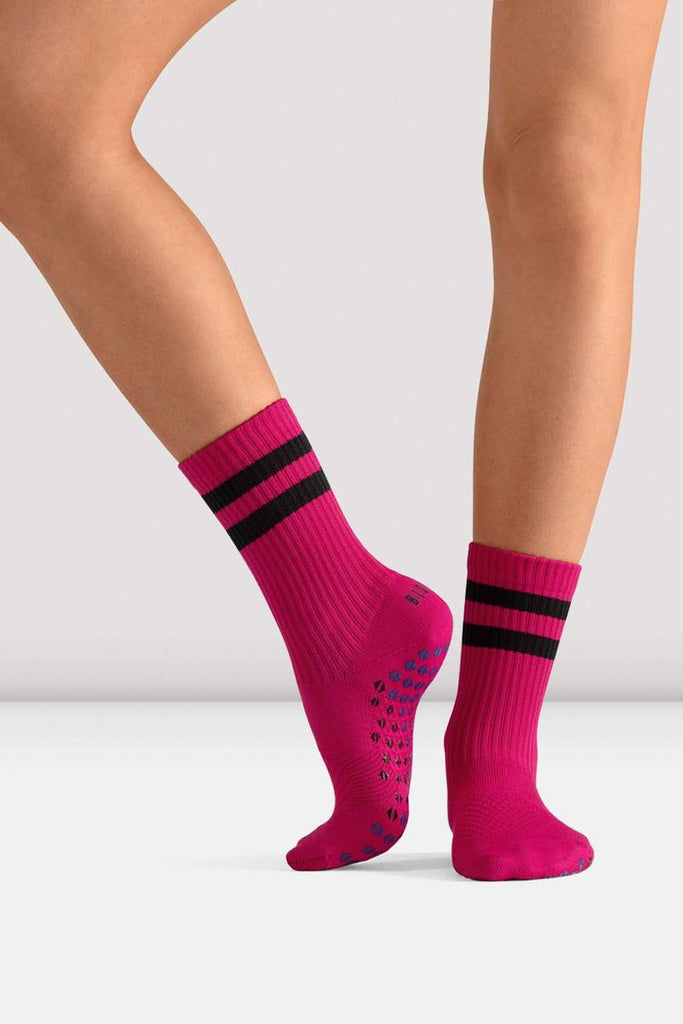Bloch Magenta CoreGrip Pro Pilates Socks
