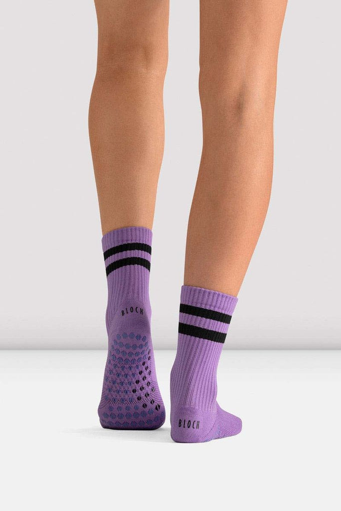 Bloch Purple CoreGrip Pro Pilates Socks