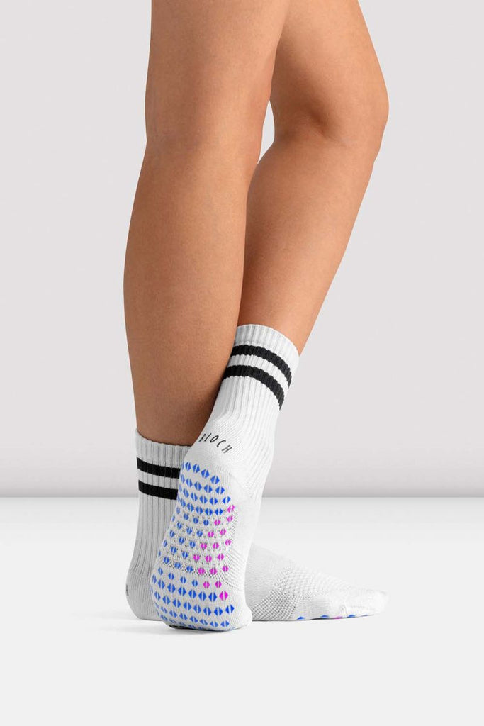 Bloch White CoreGrip Pro Pilates Socks