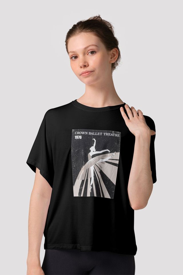 Ladies Mirella Zephyr Graphic Top - BLOCH US