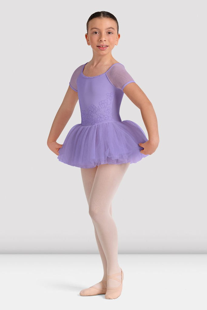 Girls Lucy Floral Cap Sleeve Tutu Dress - BLOCH US