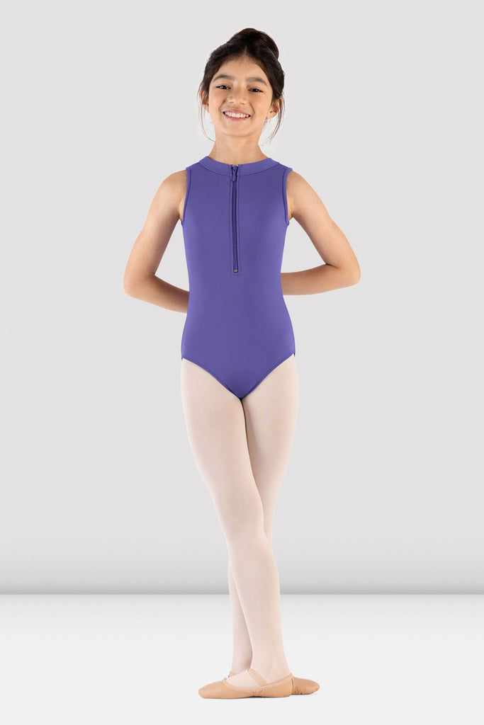 Girls Mirella Majesty Zip Front Leotard - BLOCH US