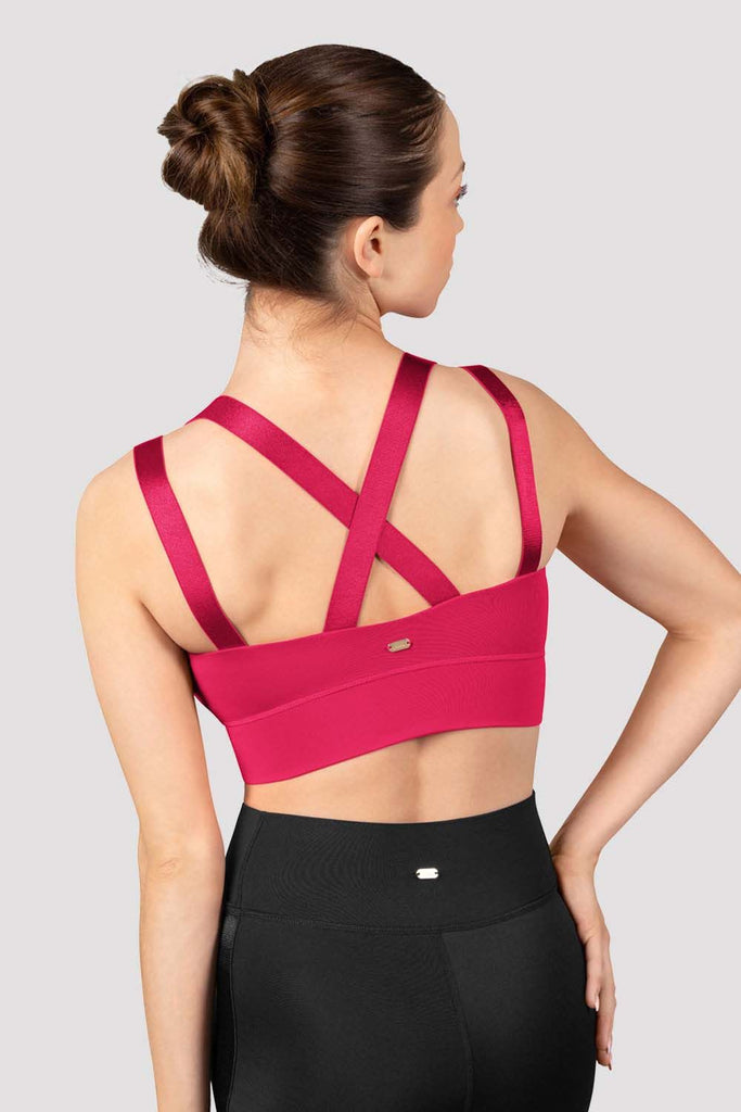 Ladies Mirella Majesty Cross Back Crop Top - BLOCH US