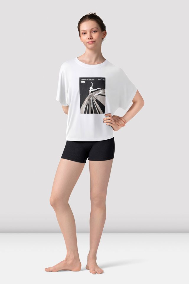 Ladies Mirella Zephyr Graphic Top - BLOCH US