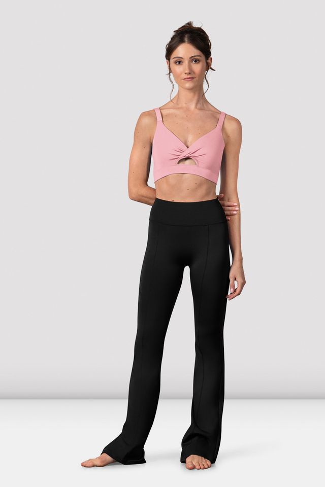 Ladies Vivian Twist Front Crop Top, Pink – BLOCH Dance US