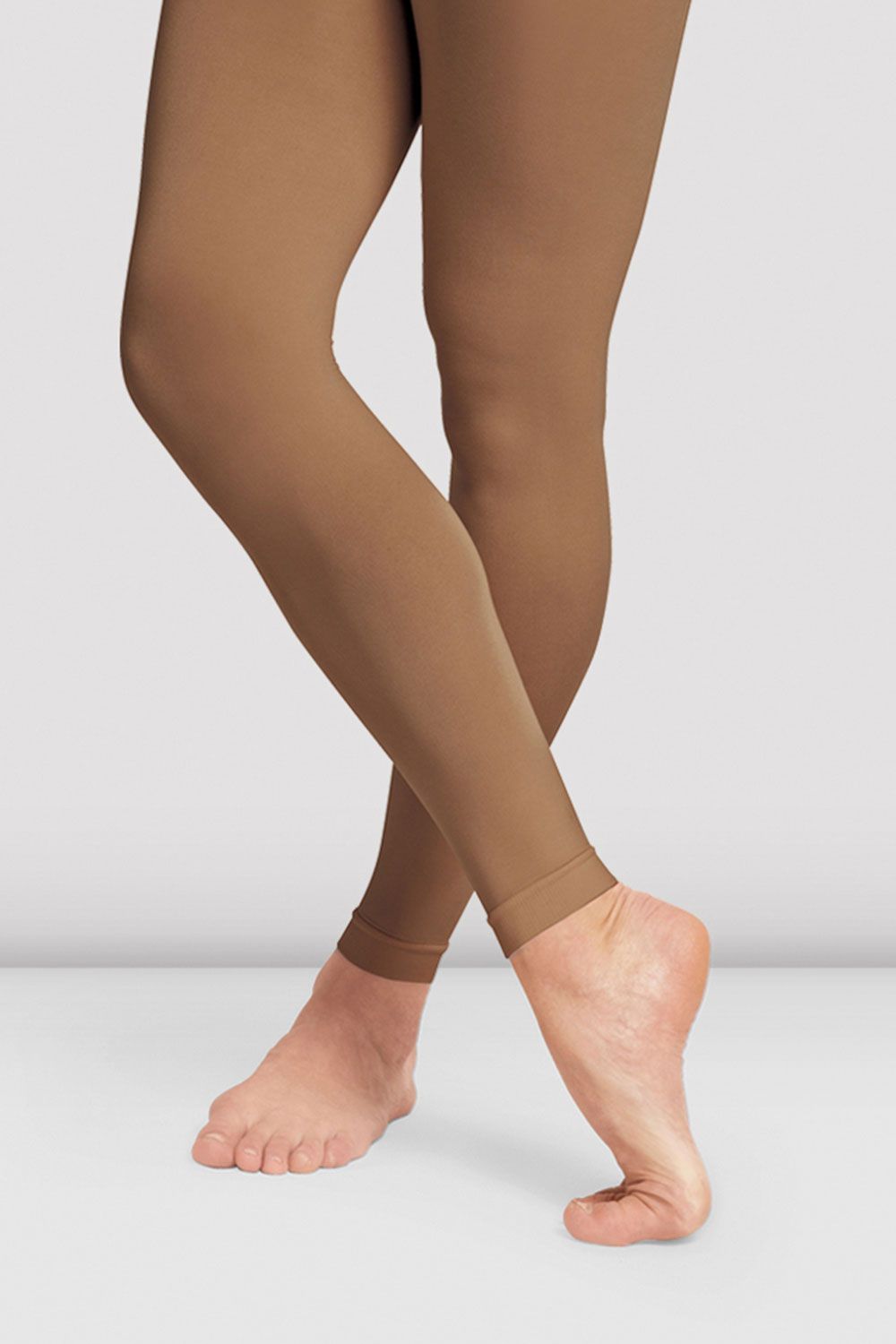 Tan footless tights