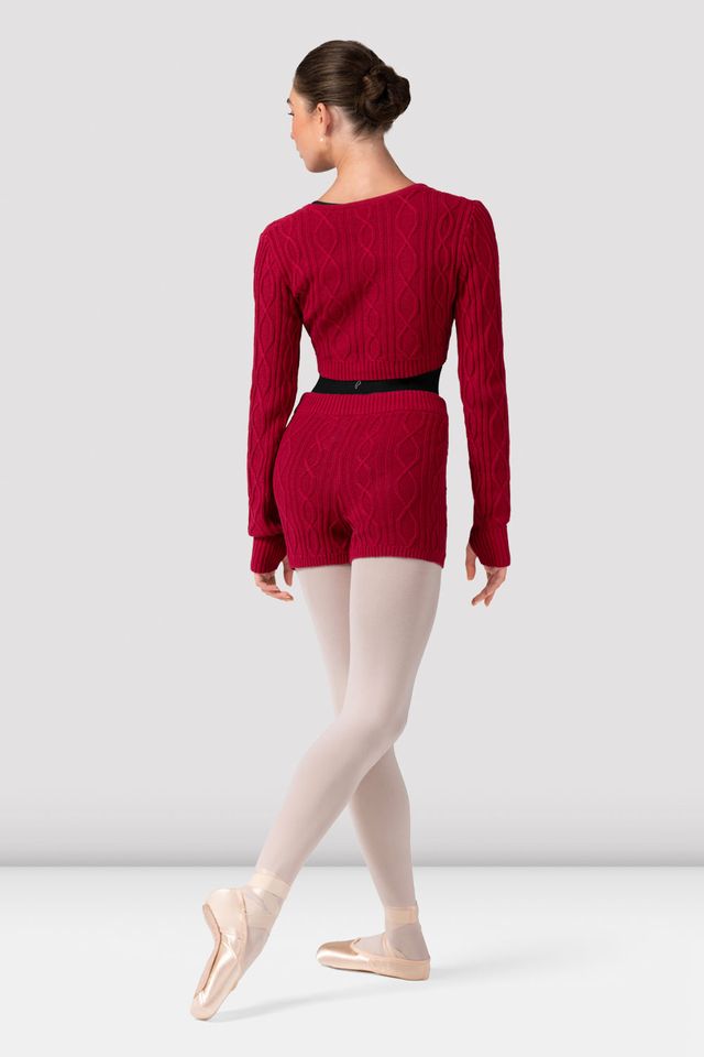 Ladies Atiyah Long Sleeve Wrap Top - BLOCH US