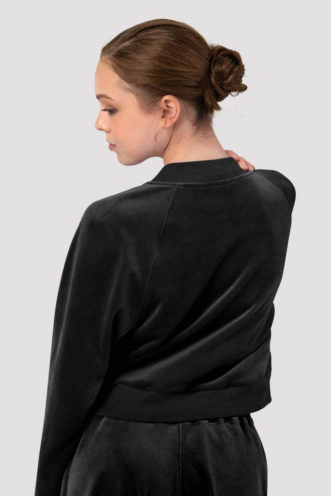 Ladies Amanda Velvet Bomber Jacket - BLOCH US