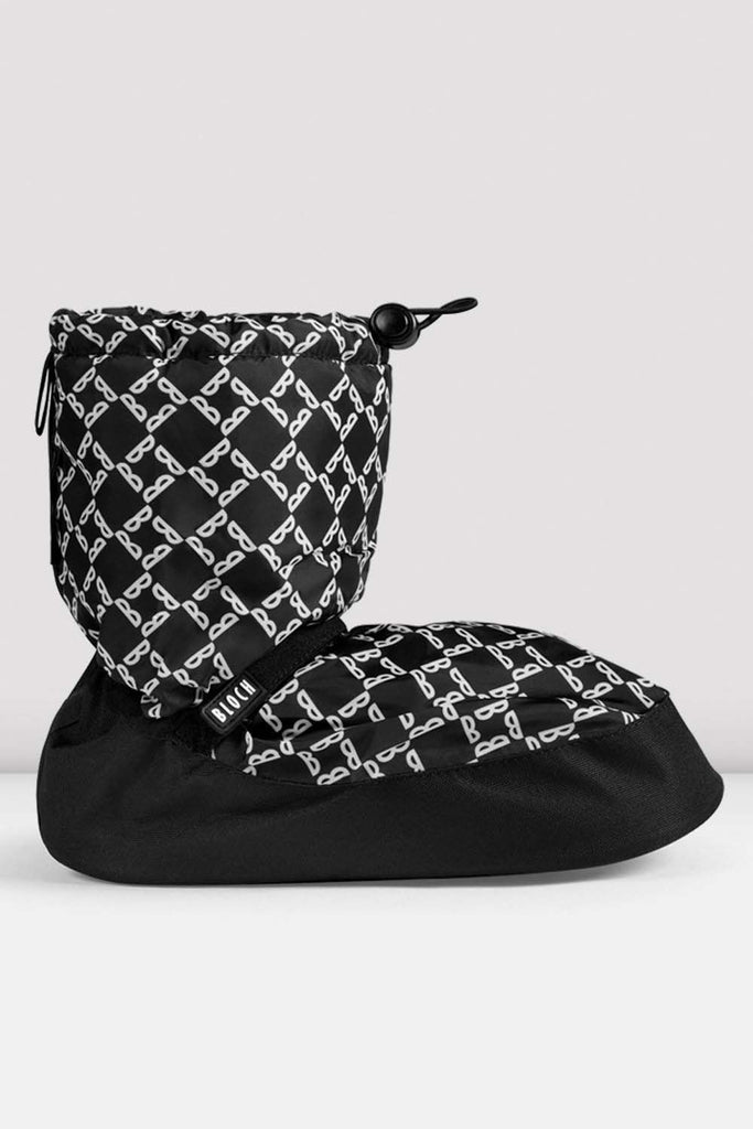 Adult Diamond B Print Warm Up Booties - BLOCH US